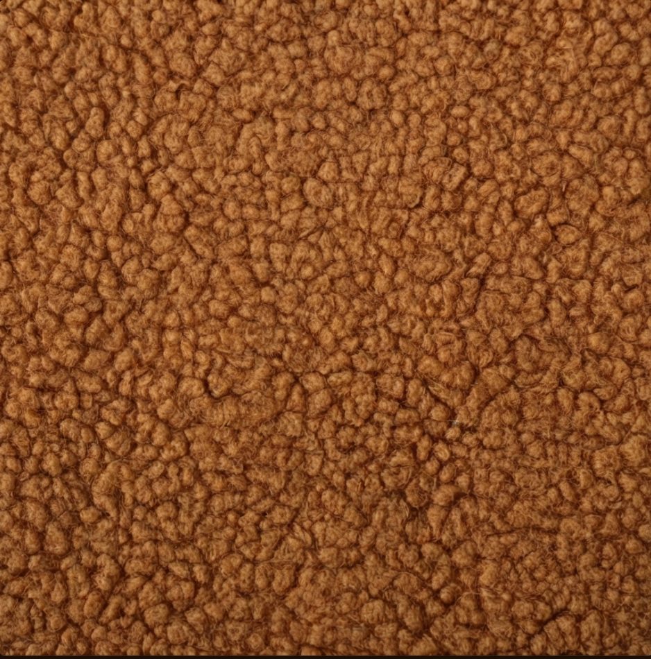 Canapé Amalfi en chenille, coloris Caramel, Blanc et Taupe - Maison SOLA